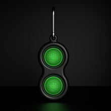 Load image into Gallery viewer, Fat Brain Toys Simpl Dimpl Keyring - Glow in the Dark