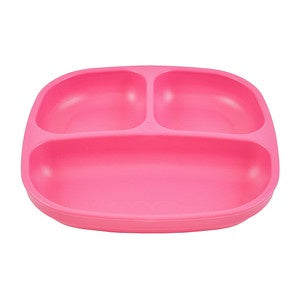RePlay Divided Plate Bright Pink