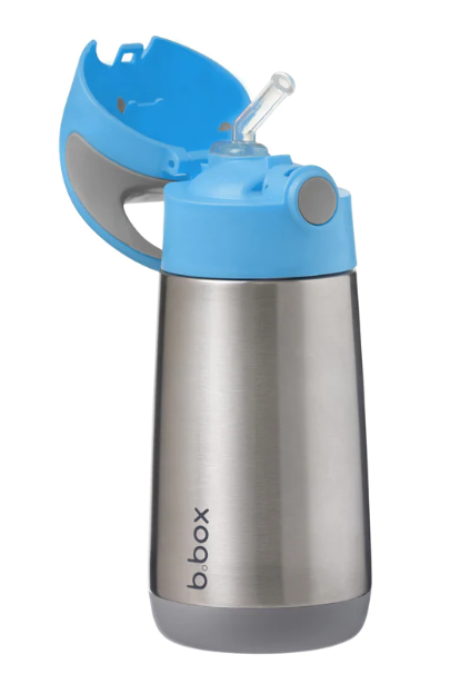 B.Box Insulated Drink Bottle 350: Blue Slate