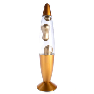 Metallic Motion Lava Lamp - Gold