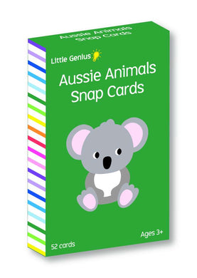 Little Genius Australian Animals Snap Card Set