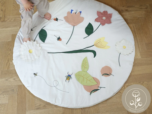 Fabelab Floral Activity Baby Blanket: On Sale was $139.95