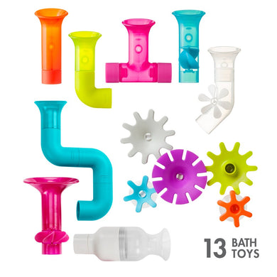 Boon Pipes, Tubes and Cogs Bath Toy Bundle