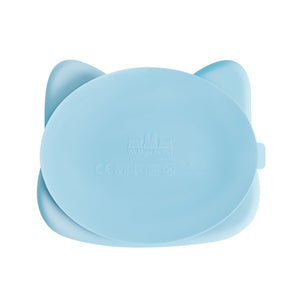 We Might be Tiny: Stickie Plate: Cat Powder Blue