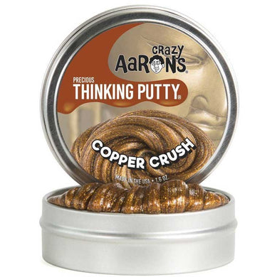 Crazy Aaron's Thinking Putty: Copper Crush Tin 10cm Tin
