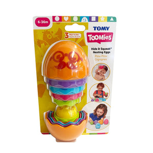 TOMY Hide & Squeak Nesting Eggs