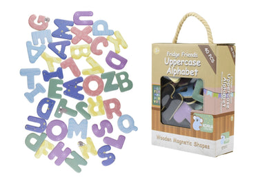 Wooden Magnet Play Set - Uppercase Alphabet