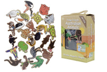 Load image into Gallery viewer, Wooden Magnet Play Set - Australian Animals