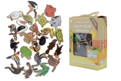 Wooden Magnet Play Set - Australian Animals