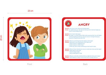 Emotions and Feelings Cards - Set of 10