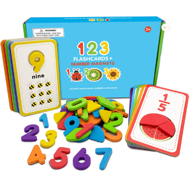 Curious Columbus: Flashcards & 123 Magnetic Numbers