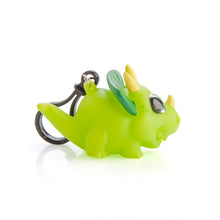 Load image into Gallery viewer, Eye Popping Keyring -  Triceratops Dinosaur