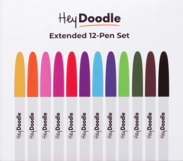 Hey Doodle 12 Standard Marker Set