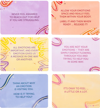 Load image into Gallery viewer, How Do I Feel? Emotion Quotes Card Set - 6 Pack