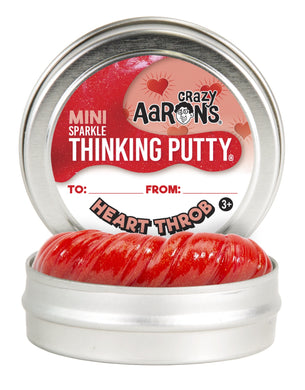 Crazy Aaron's Thinking Putty: Heart Throb (Red) Mini 2