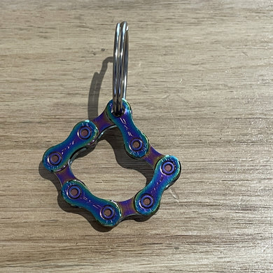 Bike Chain Fidget Keyring - Rainbow