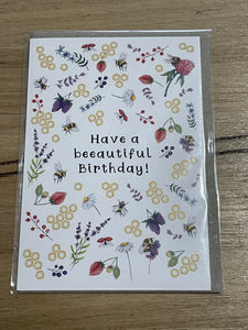 My Tiny Explorer - Beeautiful Bees Birthday Card