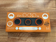 Load image into Gallery viewer, FinGears Magnetic Fidget Black / Orange (Medium)