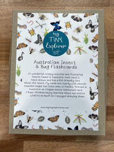 My Tiny Explorer Australian Insect & Bug Flash Cards
