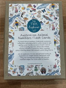 My Tiny Explorer Australian Animals Number Flash Cards