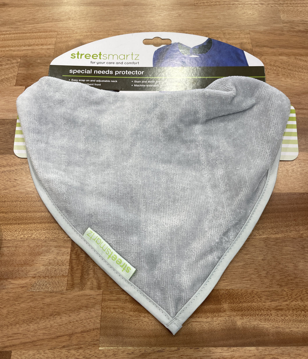 Steetsmartz Youth Bandana Towel Bib: Grey