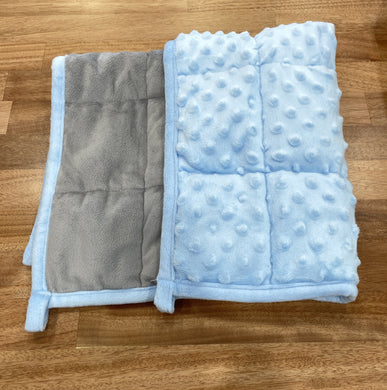 Light Blue/ Grey  Weighted Lap Blanket 2.5Kg