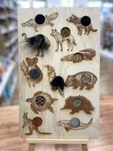 Load image into Gallery viewer, 5 Little Bears: Wooden Australian Animal Sensory Board