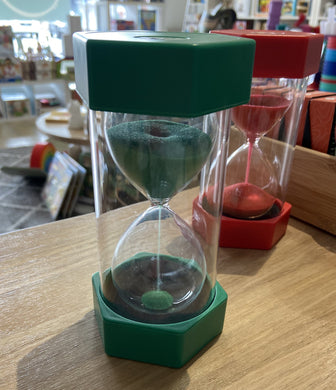 Coloured Sand Timer - 5 Minutes:  Green