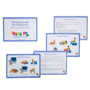 KIDS PT Moving through the Milestones: Newborn & Toddler Cards: On Sale was $55