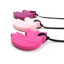 Load image into Gallery viewer, Ark Therapeutic Chewnicorn Unicorn Chew Necklace: Hot Pink XT