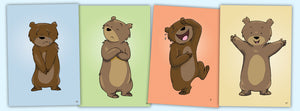 Innovative Resources The Bears Flash Cards