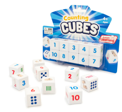 Junior Learning Counting Cubes