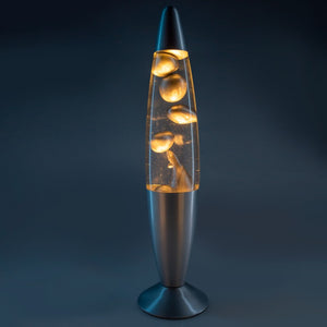 Metallic Motion Lava Lamp - Silver