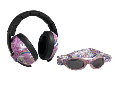 Banz Baby Earmuffs & Sunglasses (3mths - 2yrs): Peace Pink: On Sale was $45.00
