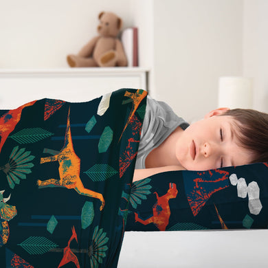 Sensory Compression Bed Sheet: Single - Dinosaurs
