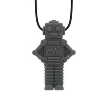 Load image into Gallery viewer, ARK Therapeutic Robot Robo Chew Necklace: Dark Grey XXT