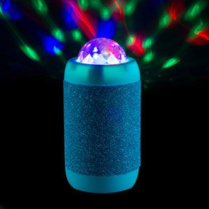 Disco Ball Bluetooth Speaker: Blue/Teal