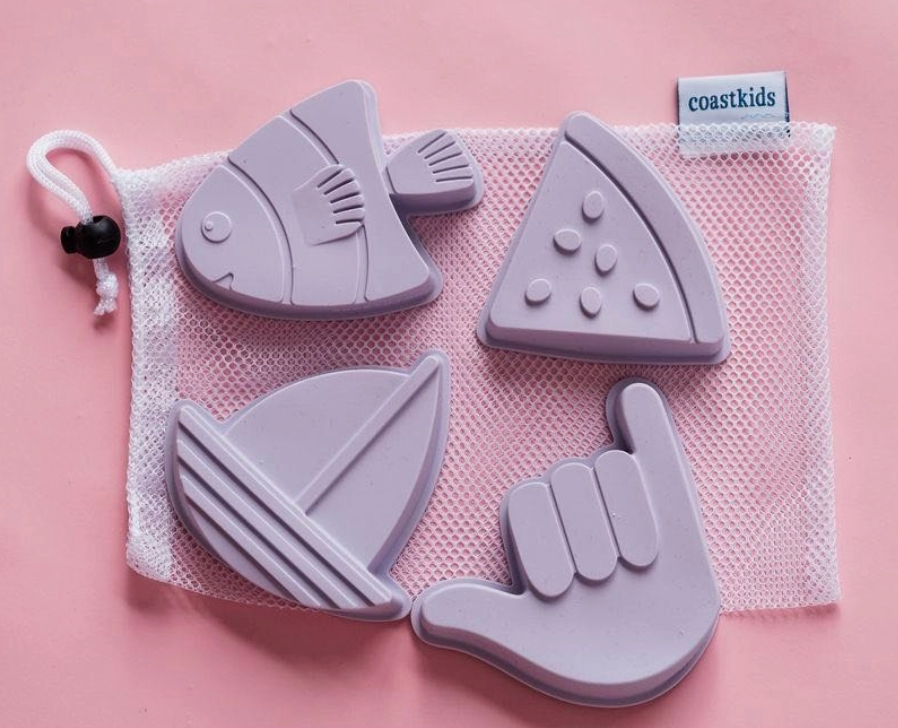 Coast Kids: Shelly Beach Sand Moulds - Lilac