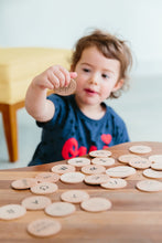 Load image into Gallery viewer, The Freckled Frog Sign Language Wooden Disks