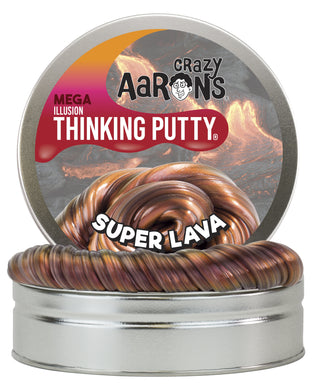 Crazy Aaron's Thinking Putty: Super Illusions Super Lava 10cm Tin
