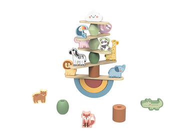 Forest Friends Wooden Stacking Animals Game