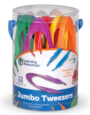 Learning Resources Jumbo Tweezers 12 Pack