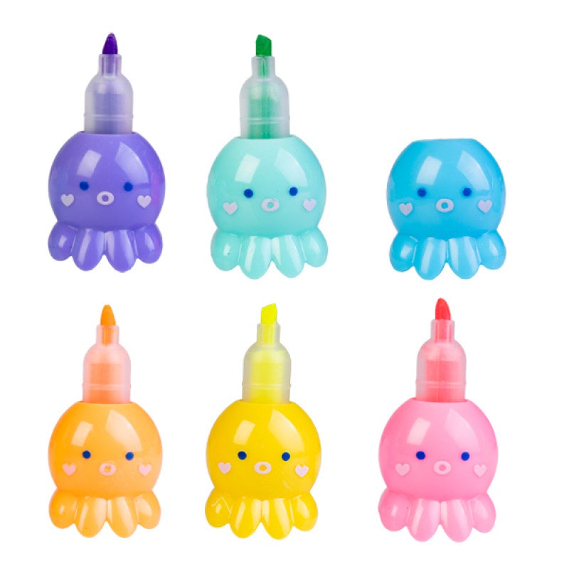 Aqua World Octopus Highlighters