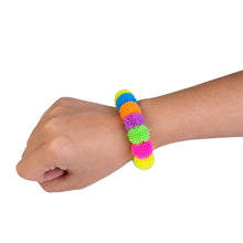 Load image into Gallery viewer, Squishy Rainbow Bracelet: Pom Pom