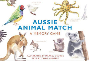 Aussie Animal Match Memory Game