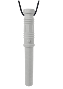 Ark Therapeutic Bite Saber Chew Necklace - Light Grey (Standard)