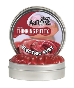 Crazy Aaron's Thinking Putty: Electric Ruby 2" Tin