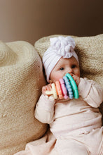 Load image into Gallery viewer, Jellystone Designs Rainbow Stacker Teether Toy - Rainbow Pastel