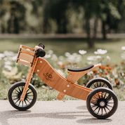 Load image into Gallery viewer, Kinderfeets 2-in-1 Tiny Tot Plus Bamboo Balance Bike
