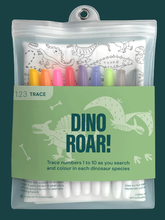 Load image into Gallery viewer, Hey Doodle 123 Silicone A3 Activity Mat: Dino Roar